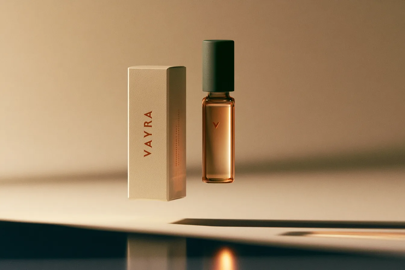 Vayra hormone therapy amber vial and box